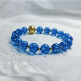 Maris Cordis Blue Crystal Bracelet - Erase Anxiety - Cerapoet